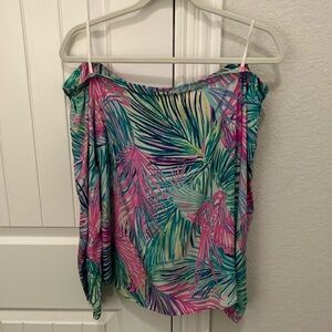Lilly Pulitzer Tropical Pink and Green Blouse